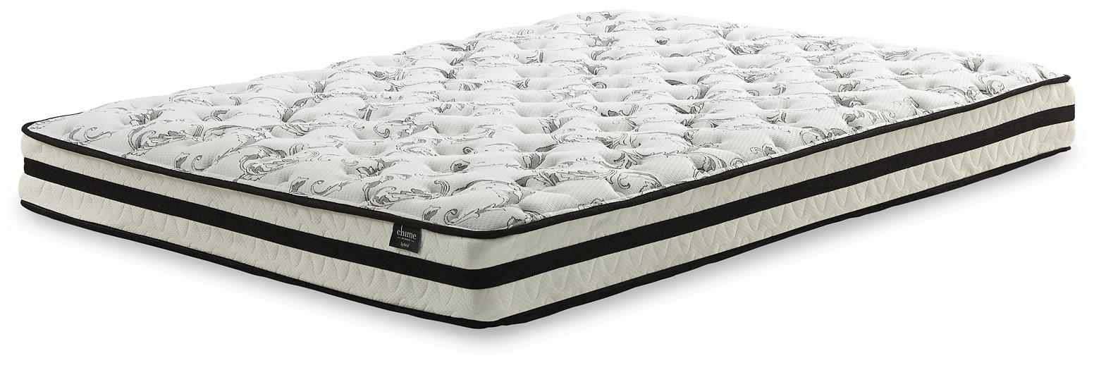 8 Inch Chime Innerspring Mattress Set - Vida Furniture (Laredo,TX)