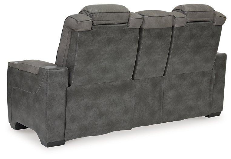 Next-Gen DuraPella Power Reclining Loveseat with Console - Vida Furniture (Laredo,TX)