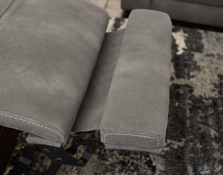 Next-Gen DuraPella Power Reclining Loveseat with Console - Vida Furniture (Laredo,TX)