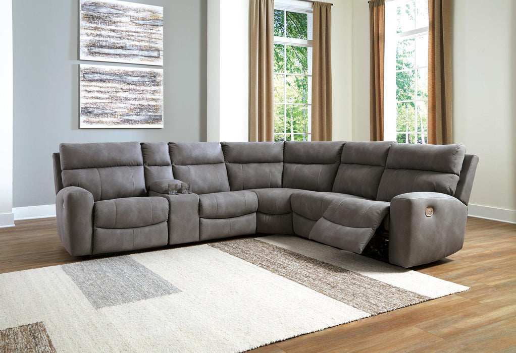 Next-Gen DuraPella Power Reclining Sectional - Vida Furniture (Laredo,TX)