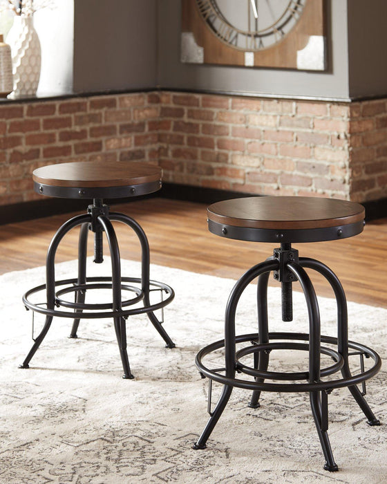 Valebeck Counter Height Bar Stool - Vida Furniture (Laredo,TX)