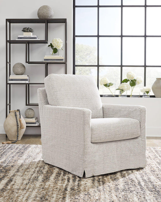 Nenana Next-Gen Nuvella Swivel Glider Accent Chair - Vida Furniture (Laredo,TX)