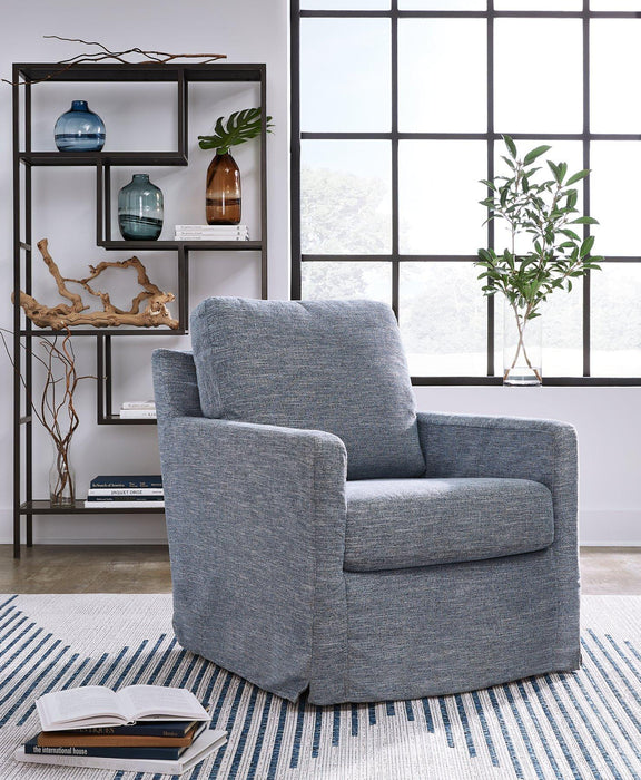 Nenana Next-Gen Nuvella Swivel Glider Accent Chair - Vida Furniture (Laredo,TX)