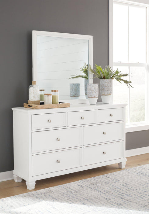 Fortman Dresser and Mirror - Vida Furniture (Laredo,TX)