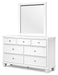 Fortman Dresser and Mirror - Vida Furniture (Laredo,TX)
