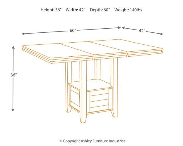 Haddigan Dining Room Set - Vida Furniture (Laredo,TX)