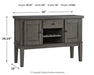 Hallanden Counter Height Dining Room Set - Vida Furniture (Laredo,TX)