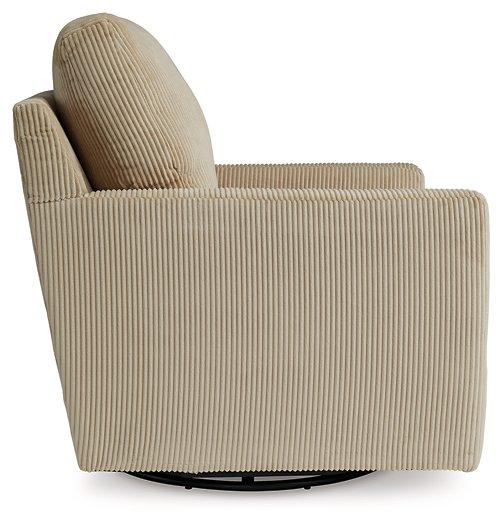 Icaman Swivel Accent Chair - Vida Furniture (Laredo,TX)