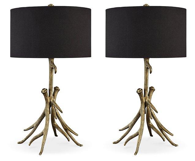 Josney Lamp Set - Vida Furniture (Laredo,TX)