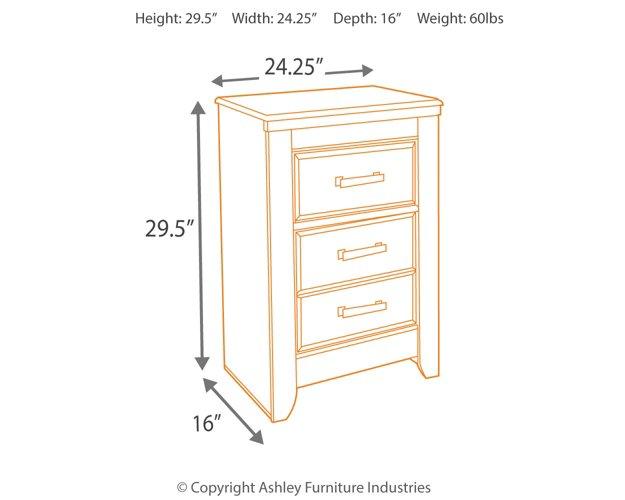 Juararo Nightstand - Vida Furniture (Laredo,TX)