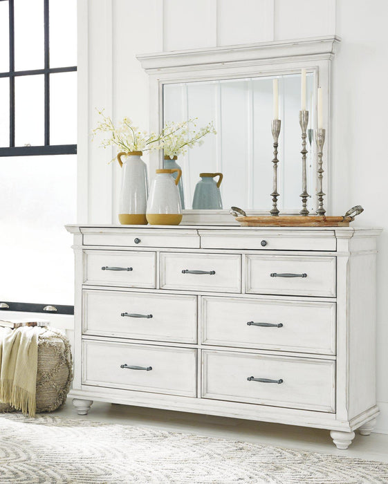 Kanwyn Dresser and Mirror - Vida Furniture (Laredo,TX)