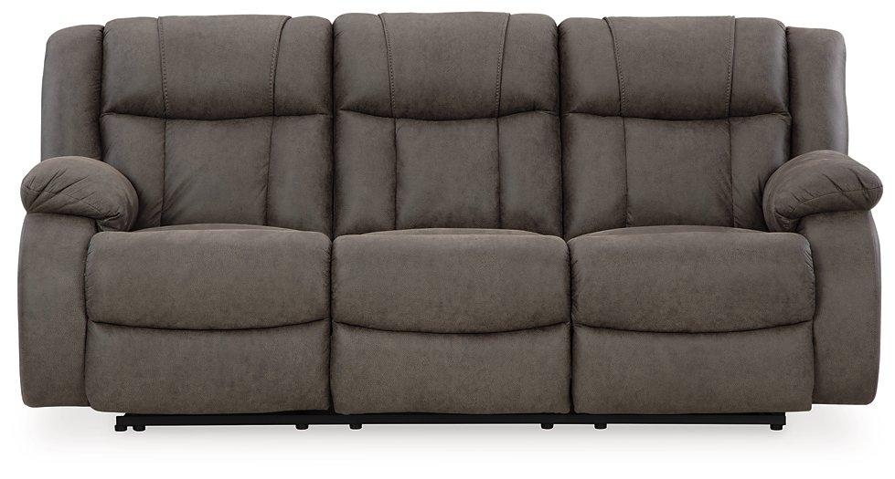 First Base Reclining Sofa - Vida Furniture (Laredo,TX)