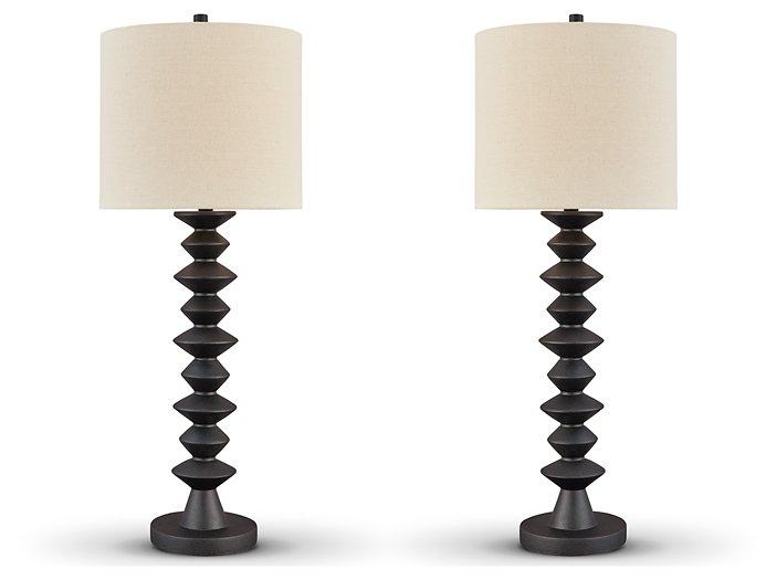 Luanndon Lamp Set - Vida Furniture (Laredo,TX)