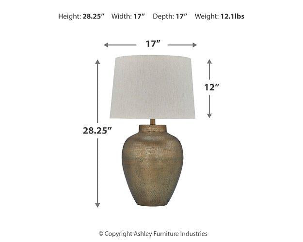 Madney Lamp Set - Vida Furniture (Laredo,TX)