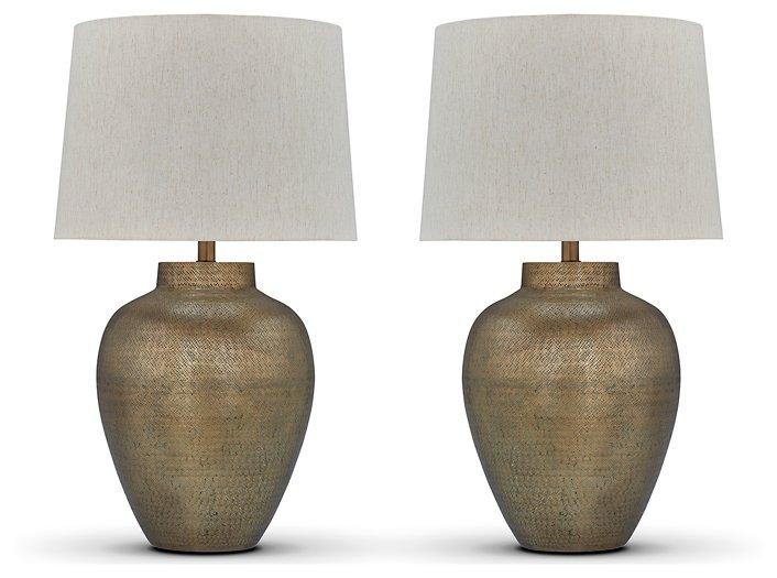 Madney Lamp Set - Vida Furniture (Laredo,TX)