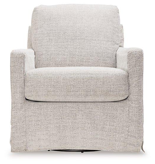 Nenana Next-Gen Nuvella Swivel Glider Accent Chair - Vida Furniture (Laredo,TX)