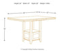 Ralene Counter Height Dining Set - Vida Furniture (Laredo,TX)