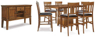 Ralene Counter Height Dining Set - Vida Furniture (Laredo,TX)