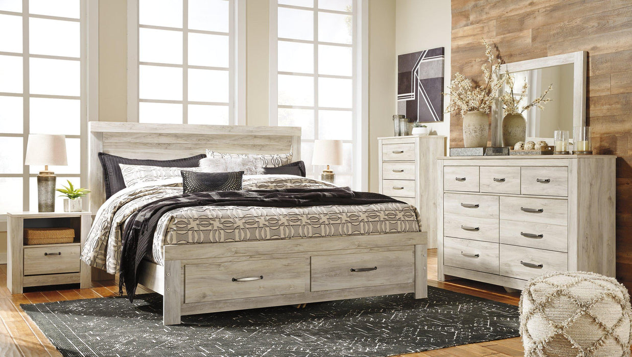 Bellaby Bed with 2 Storage Drawers - Vida Furniture (Laredo,TX)