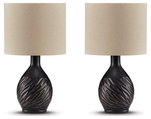 Garinton Lamp Set - Vida Furniture (Laredo,TX)
