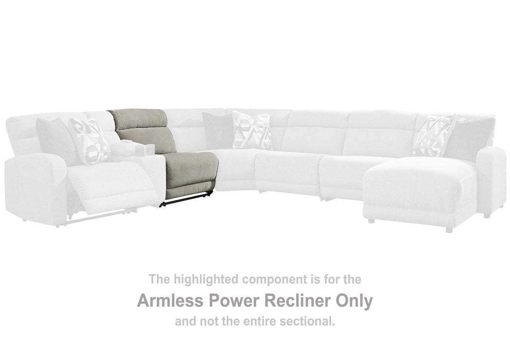 Colleyville Power Reclining Sectional with Chaise - Vida Furniture (Laredo,TX)