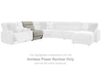 Colleyville Power Reclining Sectional with Chaise - Vida Furniture (Laredo,TX)