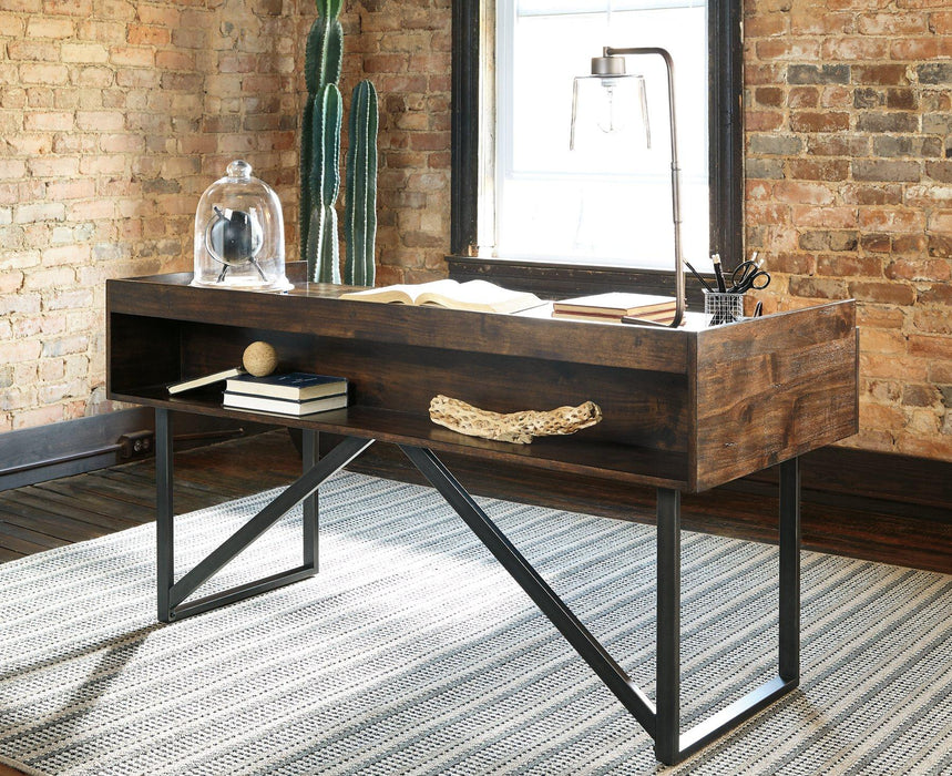Starmore Home Office Desk with 2 Chairs - Vida Furniture (Laredo,TX)