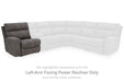 Next-Gen DuraPella Power Reclining Sectional Loveseat - Vida Furniture (Laredo,TX)