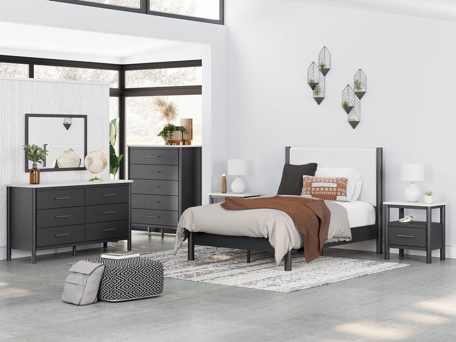 Cadmori Upholstered Bed - Vida Furniture (Laredo,TX)
