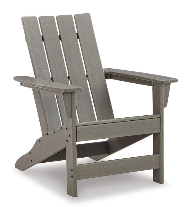 Visola Outdoor Adirondack Chair Set with End Table - Vida Furniture (Laredo,TX)