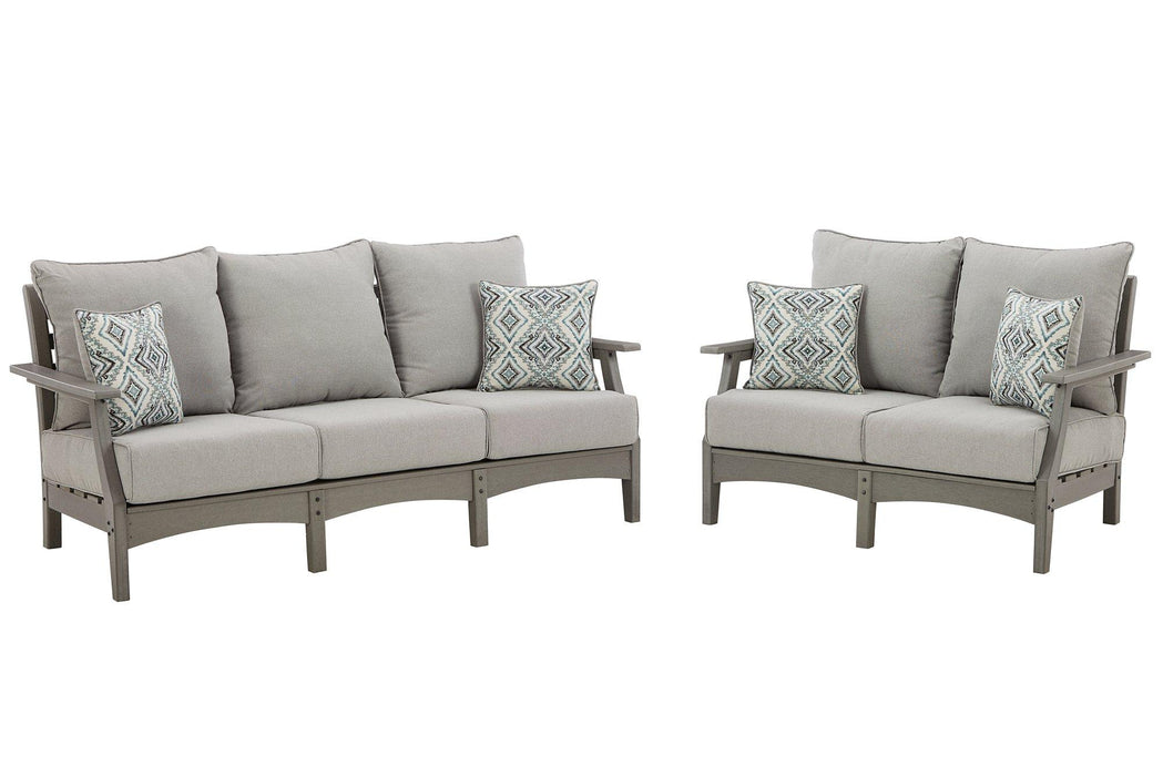Visola Outdoor Seating Set - Vida Furniture (Laredo,TX)