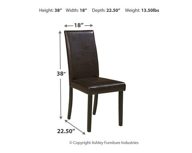 Kimonte Dining Chair Set - Vida Furniture (Laredo,TX)