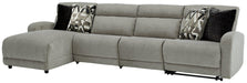 Colleyville Power Reclining Sectional with Chaise - Vida Furniture (Laredo,TX)
