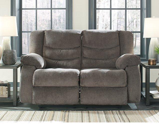 Tulen Reclining Loveseat - Vida Furniture (Laredo,TX)