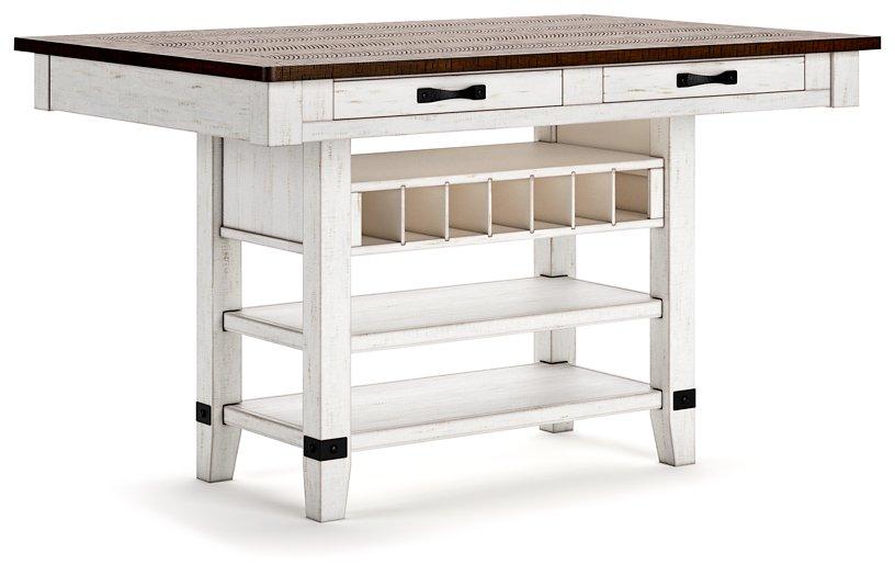 Valebeck Counter Height Dining Table - Vida Furniture (Laredo,TX)