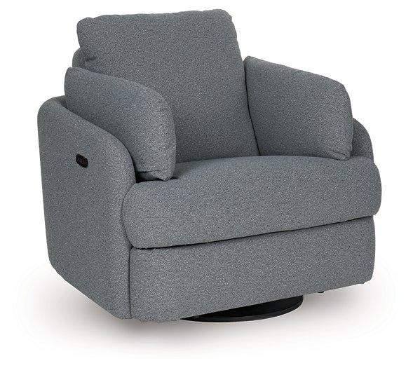 Alainmont Next-Gen Nuvella Swivel Power Recliner - Vida Furniture (Laredo,TX)