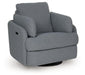 Alainmont Next-Gen Nuvella Swivel Power Recliner - Vida Furniture (Laredo,TX)