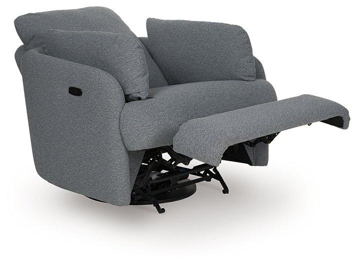 Alainmont Next-Gen Nuvella Swivel Power Recliner - Vida Furniture (Laredo,TX)