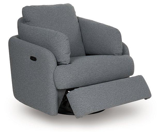 Alainmont Next-Gen Nuvella Swivel Power Recliner - Vida Furniture (Laredo,TX)