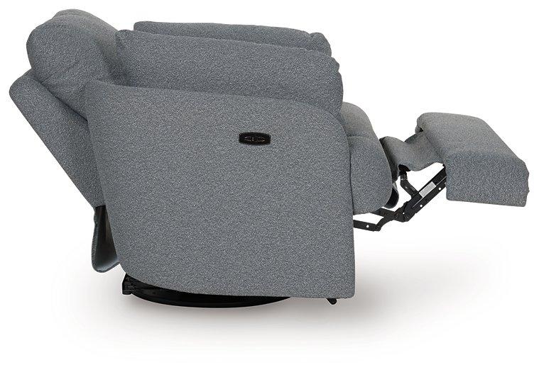 Alainmont Next-Gen Nuvella Swivel Power Recliner - Vida Furniture (Laredo,TX)