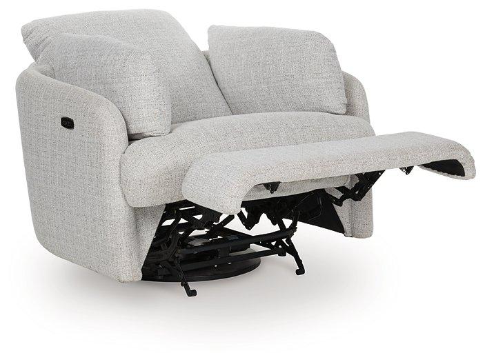Alainmont Next-Gen Nuvella Swivel Power Recliner - Vida Furniture (Laredo,TX)
