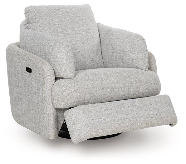 Alainmont Next-Gen Nuvella Swivel Power Recliner - Vida Furniture (Laredo,TX)