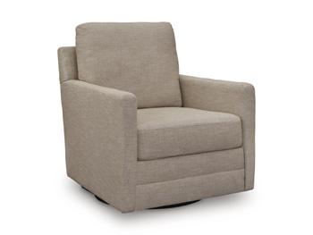 Freybourne Next-Gen Nuvella Swivel Accent Chair - Vida Furniture (Laredo,TX)