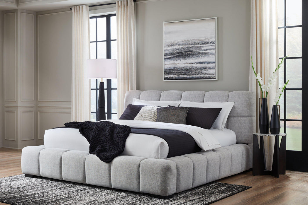 Grendusk Upholstered Bed - Vida Furniture (Laredo,TX)