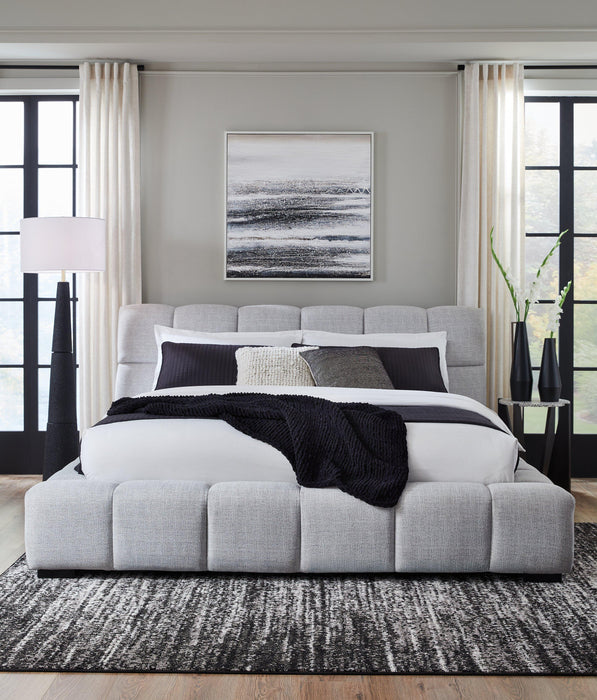 Grendusk Upholstered Bed - Vida Furniture (Laredo,TX)