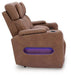 Clean-Slate Power Reclining Loveseat with Console - Vida Furniture (Laredo,TX)
