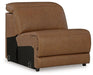Magic Man Power Reclining Sectional with Console - Vida Furniture (Laredo,TX)