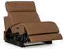 Magic Man Power Reclining Sectional with Console - Vida Furniture (Laredo,TX)