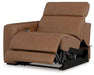 Magic Man Power Reclining Sectional Loveseat with Console - Vida Furniture (Laredo,TX)