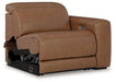Magic Man Power Reclining Sectional with Console - Vida Furniture (Laredo,TX)